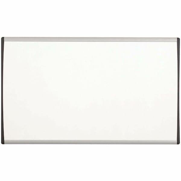 Quartet Dry Erase Board, Steel, 14 in, 24 in, Aluminum/Plastic Frame, White, Gloss ARC2414 - main