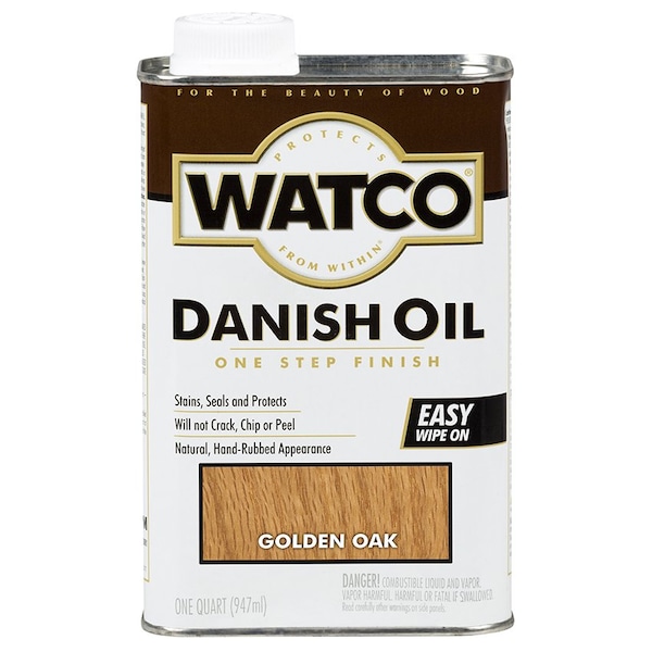 Watco Qt Golden Oak Danish Oil Finish 65141 - main
