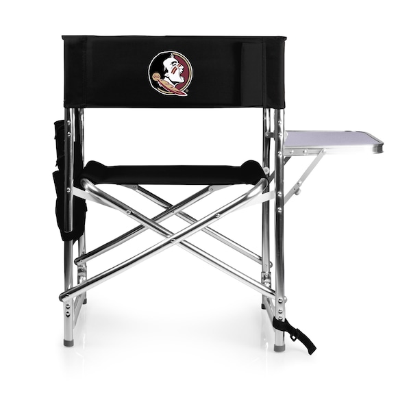 Picnic Time Family Of Brands NCAA Florida State Seminoles Sports Chair with Side Table - Beach Chair 809-00-179-174-0 - main