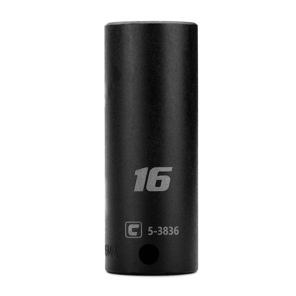 Capri Tools 16 mm Deep Impact Socket, 3/8-Inch Drive, 12-Point, Metric CP53836 - main