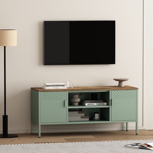 Manhattan Comfort Landen 47in TV Stand in Green TV010-GR - main
