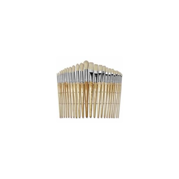Creativity Street BRUSH, PAINT, WOOD, RND/FLT, 24PK 5172 - main