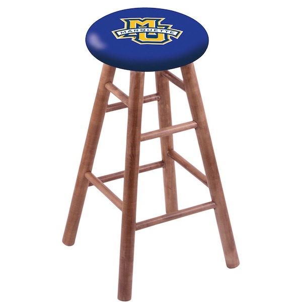 Holland Bar Stool Co Maple Bar Stool, Medium Finish, Marquette University Seat RC30MSMed - main