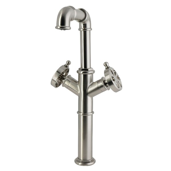 Kingston Brass Double-Handle Vessel Sink Faucet, Brushed Nickel LS6608RX - main