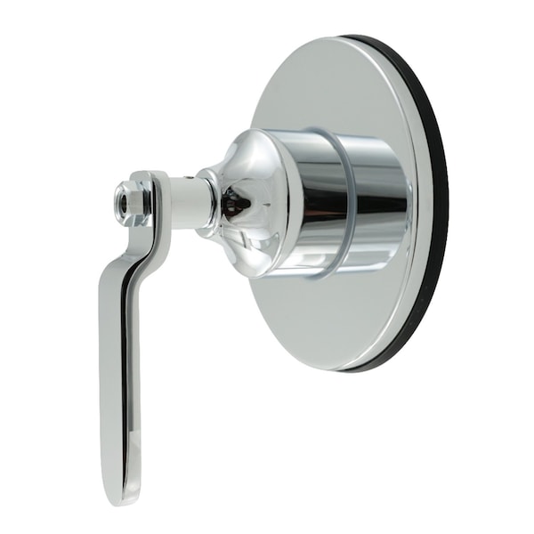 Kingston Brass Single-Handle Three-Way Diverter Valve with Round Trim Kit, Polished Chrome KS3031KL - main