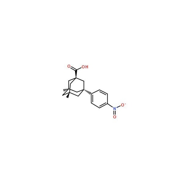 Ak Scientific 3-(4-Nitrophenyl)adamantane-1-carboxylic acid (100mg), CAS 7123-76-4 8572AE-100mg - main