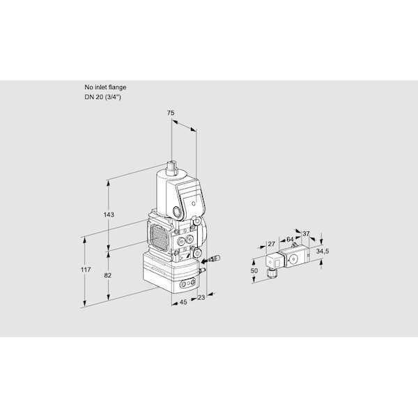 Honeywell Kromschroder VAG1-/20R/NWAE KS88016195 - main