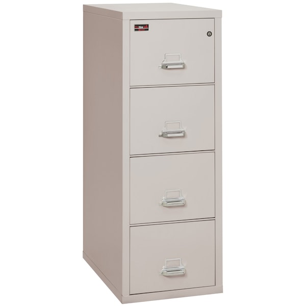 Fireking 4 Drawer, 2 Hr Fire & Impact Rated, Vertical, 32" depth Legal Platinum 4-2157-2PL - main