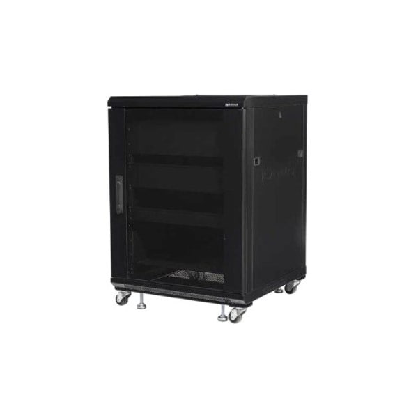 Sanus 34" Tall AV Rack 15U Component Rack for Home Theater Equipment CFR2115-B1 - main