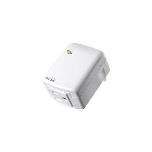 Leviton Decora Smart Plug-in Outlet with Z-Wave Plus Technology, White DZPA1-2BW - main