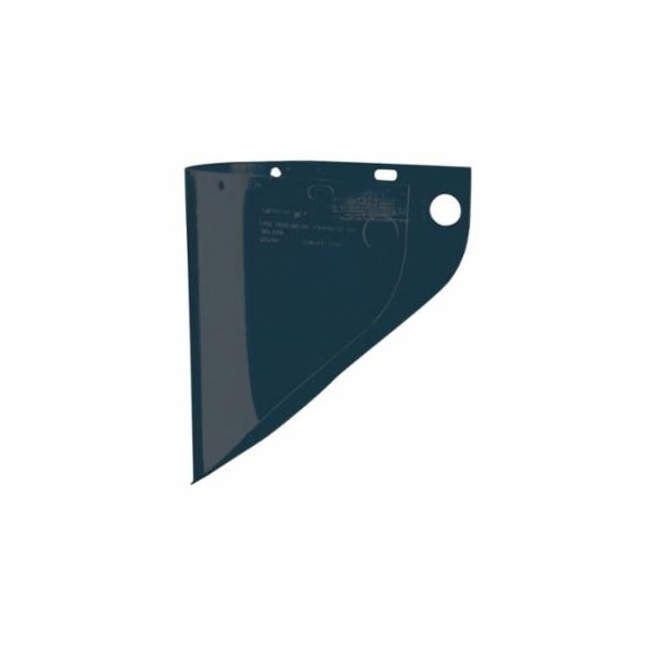 Honeywell Fibre-Metal High Performance Faceshield Windows, Shade 3, Extended, 19-3/4 in W x 9 in L 280-4199IRUV3BP - main
