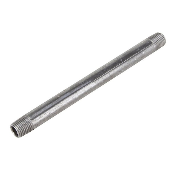 Prosource Pipe Nipple, 3/8 in, Male, Steel, SCH 40 Schedule, 3 in L 3/8X3B - main