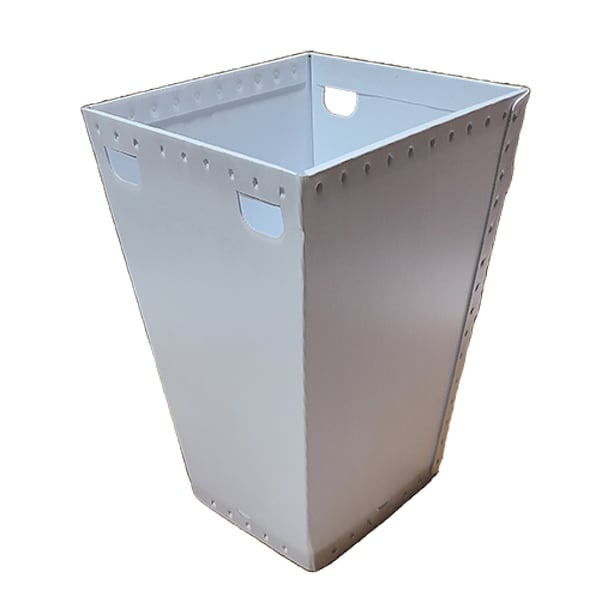 American Security Cabinets Storage Tote, 21 in L x 23 in W x 34 in H, White, Plastic ASC-M810-SC-PCT - main