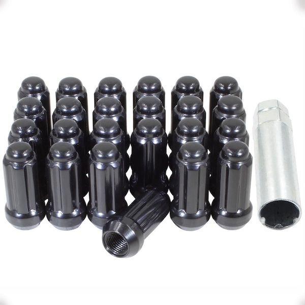 Coyote Wheel Accessories WHEEL INSTALLATION KIT 6 Lug Kit 14 Millimeter x 15 Thread Size 60 Degree Conical Spline Drive 63K648BLK - main