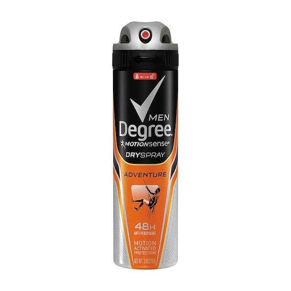 Degree Men MotionSense Adventure Antiperspirant Dry Spray, 3.8 Ounce, 12PK 34368 - main