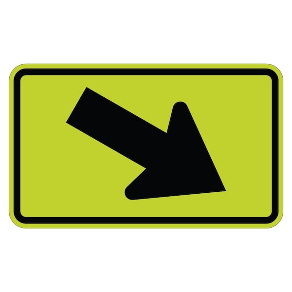 Sign Solutions Usa Traffic Sign, 24 in Width, Aluminum Sign, Horizontal Rectangle DUS06DFG2412W16-7pR - main