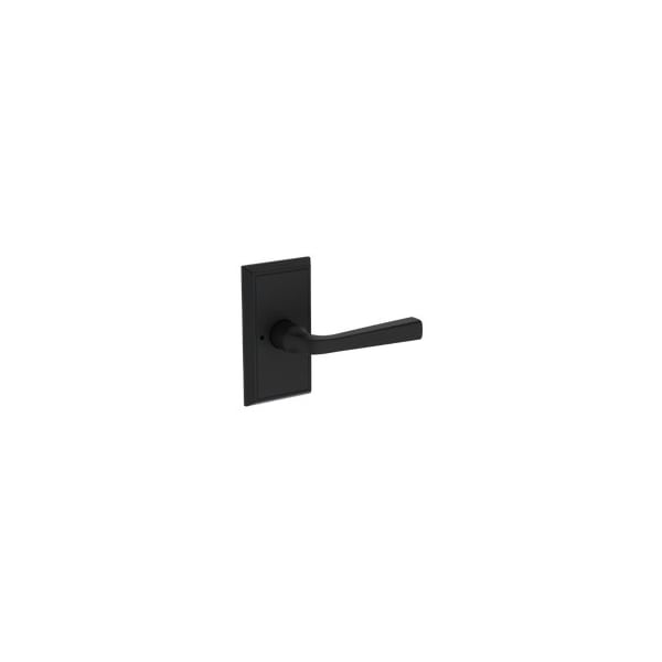Baldwin Residential Door Levers Privacy Right Hand Satin Black PVKINHFR190 - main