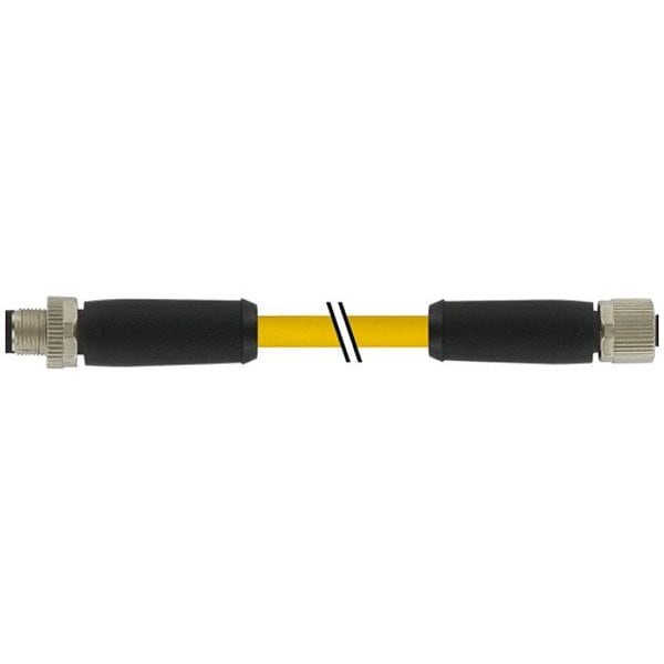 Murrelektronik Cordset, Straight, M12, Yellow, 16 AWG, 12 A 7700-P4221-U0D0300 - main