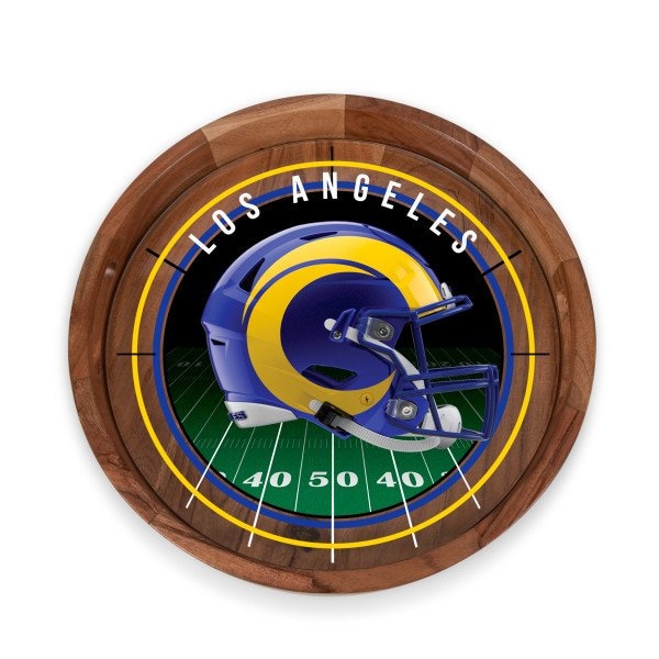 Picnic Time Family Of Brands NFL Los Angeles Rams - Barista Serving Tray with Glass Insert 907-09-511-334-2 - main