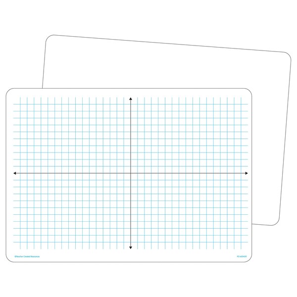 Teacher Created Resources Double-Sided Coordinate Plane Dry Erase Boards, 10PK 77075 - main