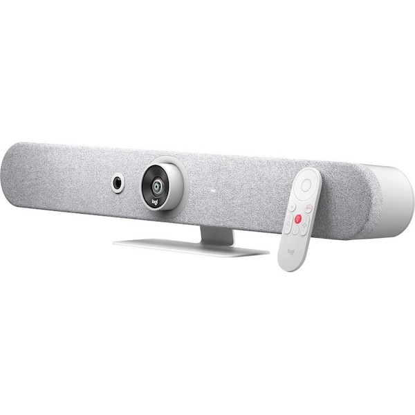 Logitech Rally Bar Mini All-In-One Video Bar for Small to Medium Rooms, White 960001348 - main