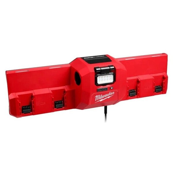 Milwaukee Hand Trucks M18 and M12 Gangbox Rapid Charger 48-59-1804+The Bit Caddy - main