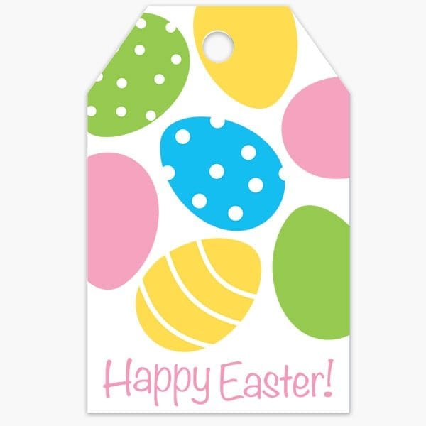 Nashville Wraps Easter Egg Gloss Gift Tag, 2.25x3.5, 50PK PTEE - main