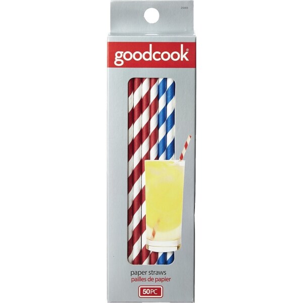 Good Cook Goodcook 9'' Paper Straw, 50-Count 25003 - main