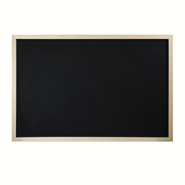 Crestline Products 36 x 48 Wood Framed Black Chalkboard 34200 - main