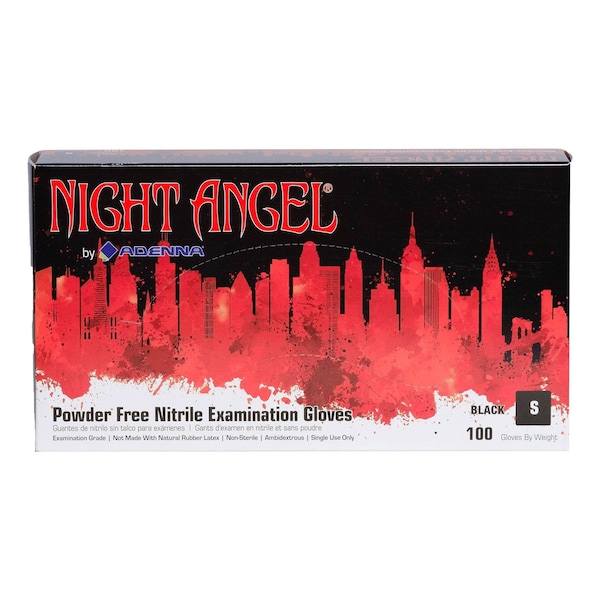 Art Noir Nitrile Powder Free 4 mil Exam Gloves - Black, Sm - Case of 1000 NGL222 - main