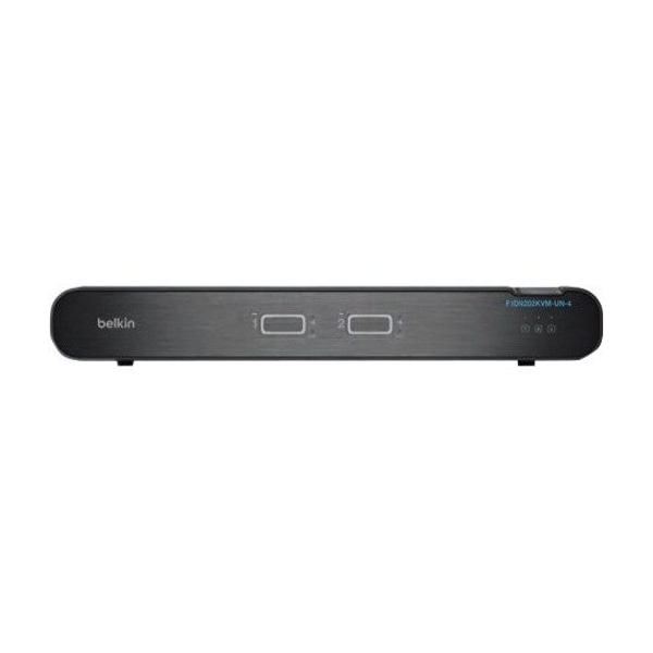 Belkin 2-Port Dual Head DP/HDMI to DP/HDMI Video Secure Desktop KVM Switch PP4.0 F1DN202KVM-UN-4 - main