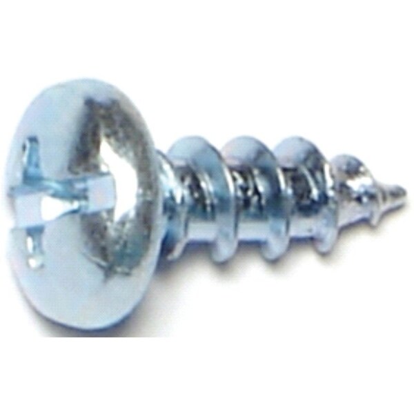Midwest Fastener Thread Cutting Screw, #10 x 1/2 in, Zinc Plated Combination Phillips/Slotted Drive 03186 - main