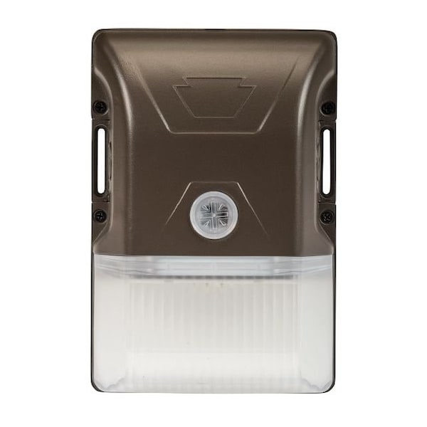 Keystone 20W LED Wall Pack, Small/Entryway Style Housing, Series 1 with built in photocell. 120-277V Input, 5 KT-WPLED20-S1-850-VDIM - main
