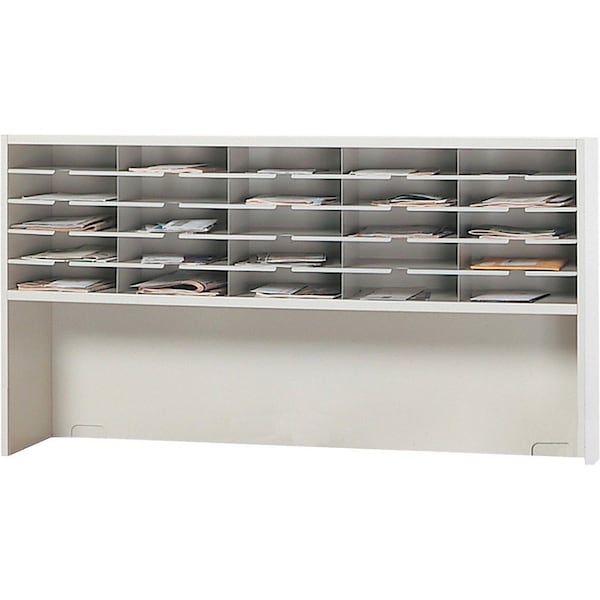 Safco Literature/Mail Organizer, 33 1/4"H, Black SR6033RPG - main