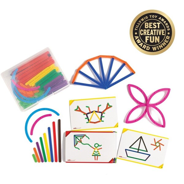 Edx Education Junior GeoStix®, 230 Pieces 21365 - main