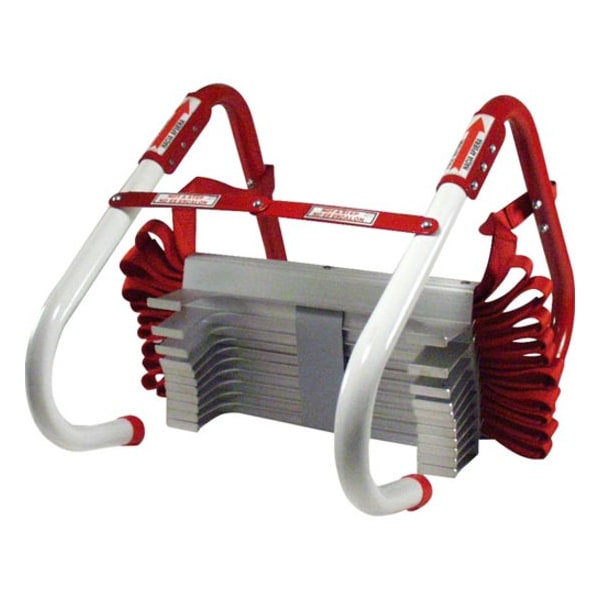 Kidde Emergency Escape Ladder, Window Mount, 3 Stories, Steel, 25 ft Length, 1000 lb Load Capacity 468094 - main