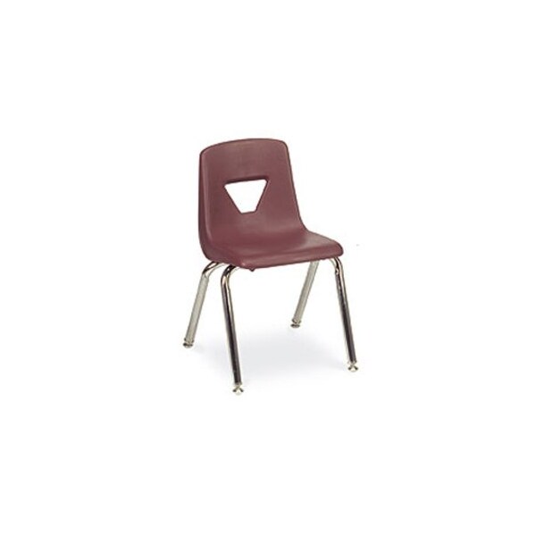 Virco 2000 Series 14" Classroom Chair, Kindergarten - 2nd Grade with Nylon Glides - Navy Seat 2014 - main