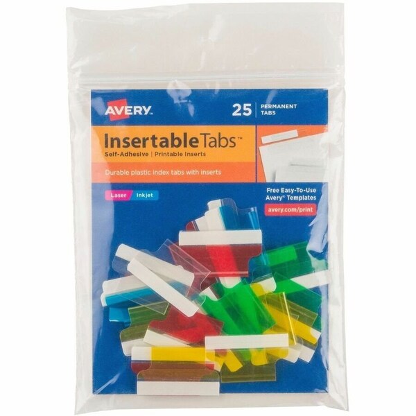 Avery Tabs, Index, Printable, 1", Mi 6PK AVE16219 - main
