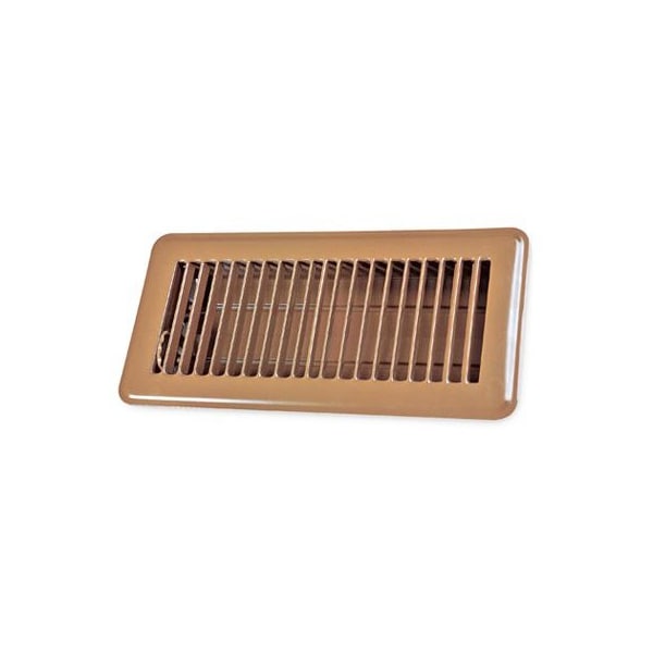 American Metal Flor Rgstr Stl Brn 4X10 in. 413B4X10 - main