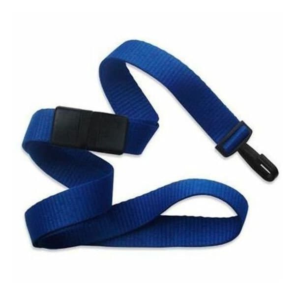 Brady MicroWeave Lanyard with Narrow Plastic No-Twist Hook - Royal Blue 2138-4040 - main