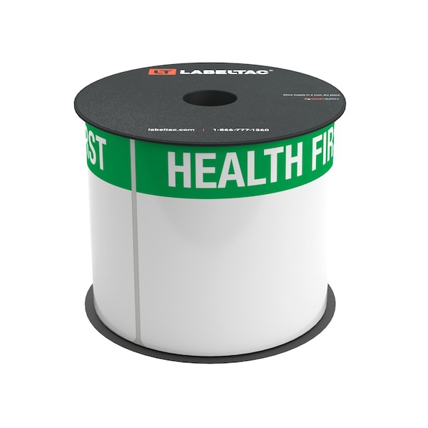 Labeltac LabelTac 4 and Pro Model Die-Cut inHealth Firstin Header Supply 4in x 6in, 200 labels per roll LT46HEALTH - main