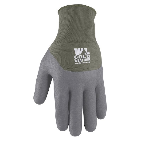 Wells Lamont Women's Outdoor Cold Weather Winter Work Gloves Black/Gray S, Pair 554GS - main