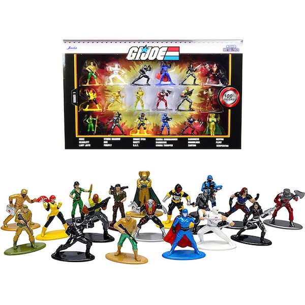 Endless Games G.I. Joe Diecast Figurines Nano Metalfigs Series - Set of 18 EN3472075 - main