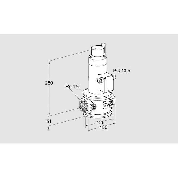 Honeywell Kromschroder VLV, SOLND, GAS, VG 40R03LQ33DMVZ KS85256864 - main