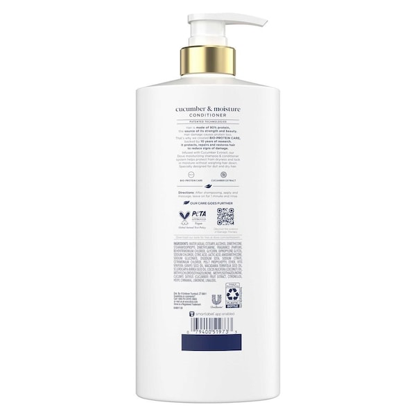 Dove Damage Therapy Cucumber Moisture Conditioner with Pump, 28 Fluid Ounce, 4PK 64789179 - main
