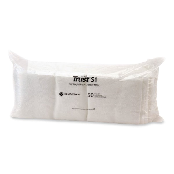 Trustmedical 18 in x 5 in Dust Mop, White, Microfiber, PK500 TMMP446018 - main