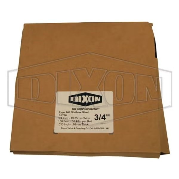 Dixon Band and Buckle Strapping, 100 ft L x 1/2 in W, Steel, Galvanized, Domestic SG500 - main