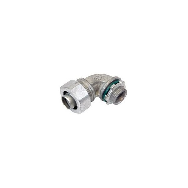 Konkore Fittings 2-1/2 in 90-Degree Liquidtight Connector, Malleable Iron LT25090KON - main