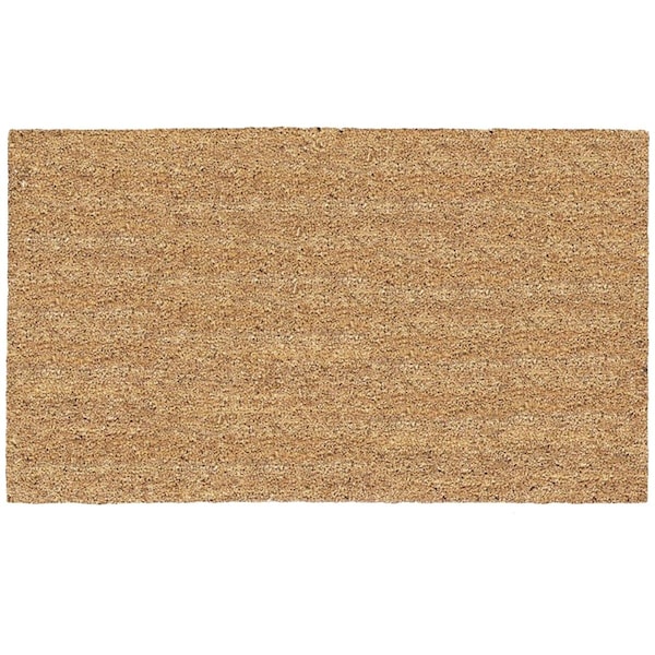 Americo Home Tan 16'' x 27'' Coir/Vinyl Door Mat 7727627 - main