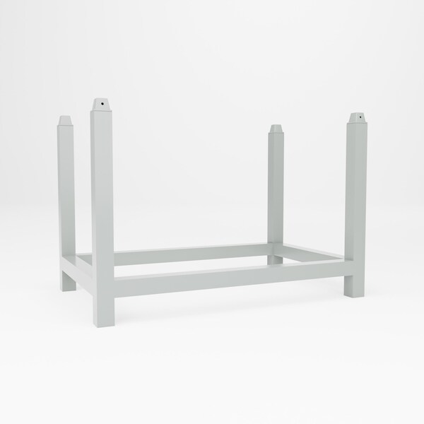 Pucel Stacking Rack Unit, 42 in W x 24 in D x 32 in H, Gray SRU-242 - main